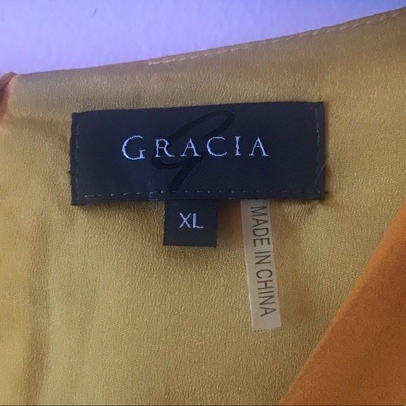 Gracia Yellow Top - Picture 3 of 4